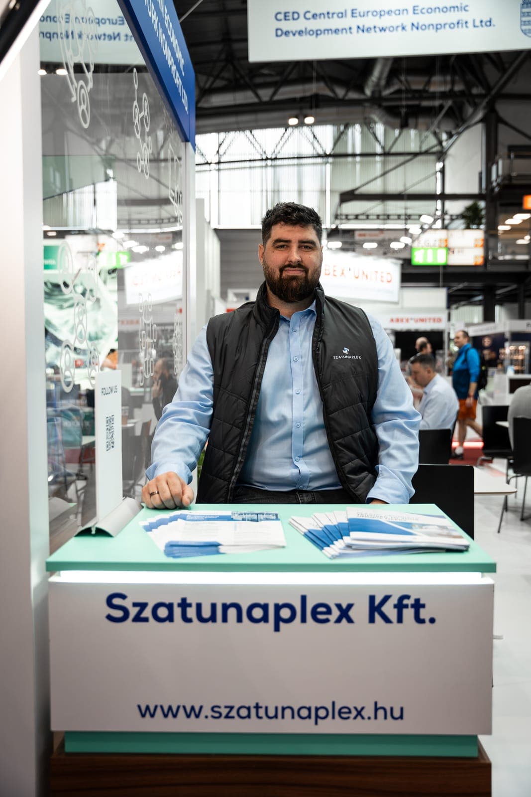 Szatunaplex bemutatkozás a brnói ipari expón